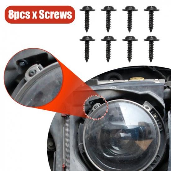 Pack of 2 For Jeep TJ Wrangler 97-06 7" Round Headlight Mounting Bracket Ring
