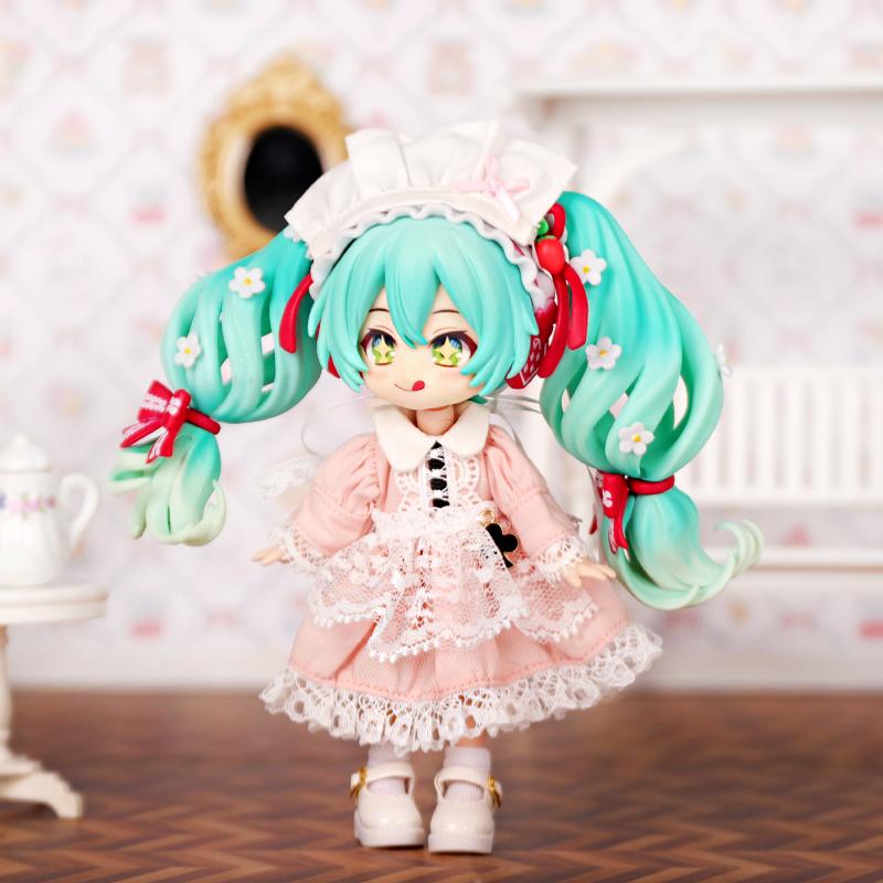 Одежда OB11 Розовый Набор Платье и Юбка Украшения для Одежды Molly, Тело GSC, Одежда для Кукол 1/12bjd Игрушечная Одежда