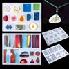 Clear Epoxy Resin Epoxy Resin Mold Kits Glitter Power Set Jewelry Casting Mould Kit  DIY Supplies