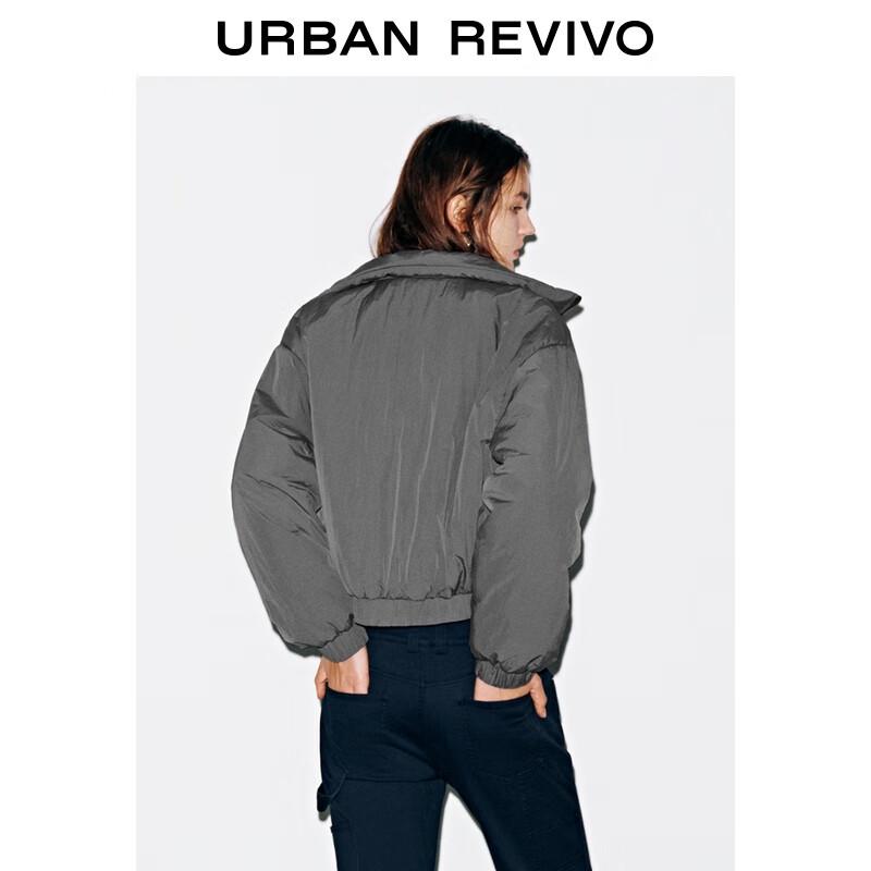 UR Women's 2025 Winter Loose Stand Collar Padded Jacket