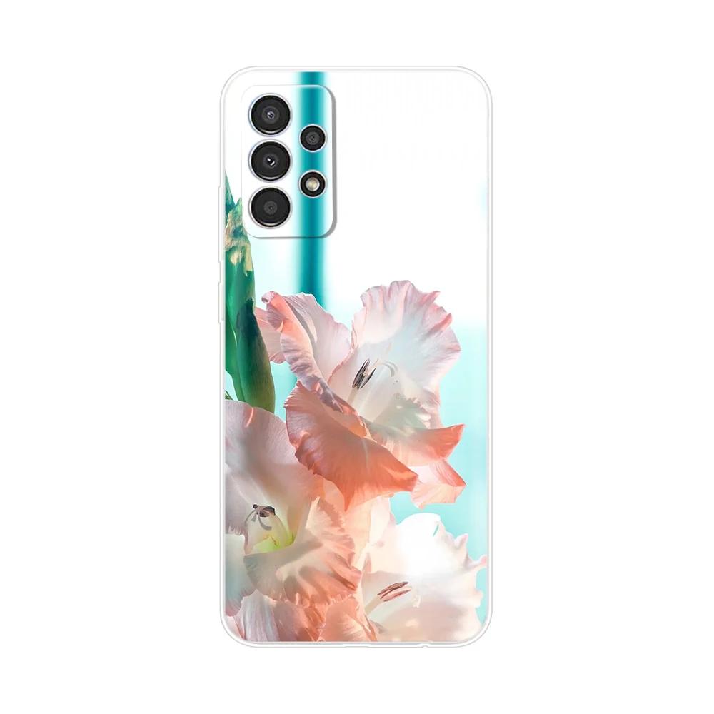 Чехол для телефона Samsung Galaxy A73 Чехол A23 A33 5G A53 Задний бампер Прозрачный Мраморный Мягкий силиконовый чехол для Samsung A53 5G Para Cases