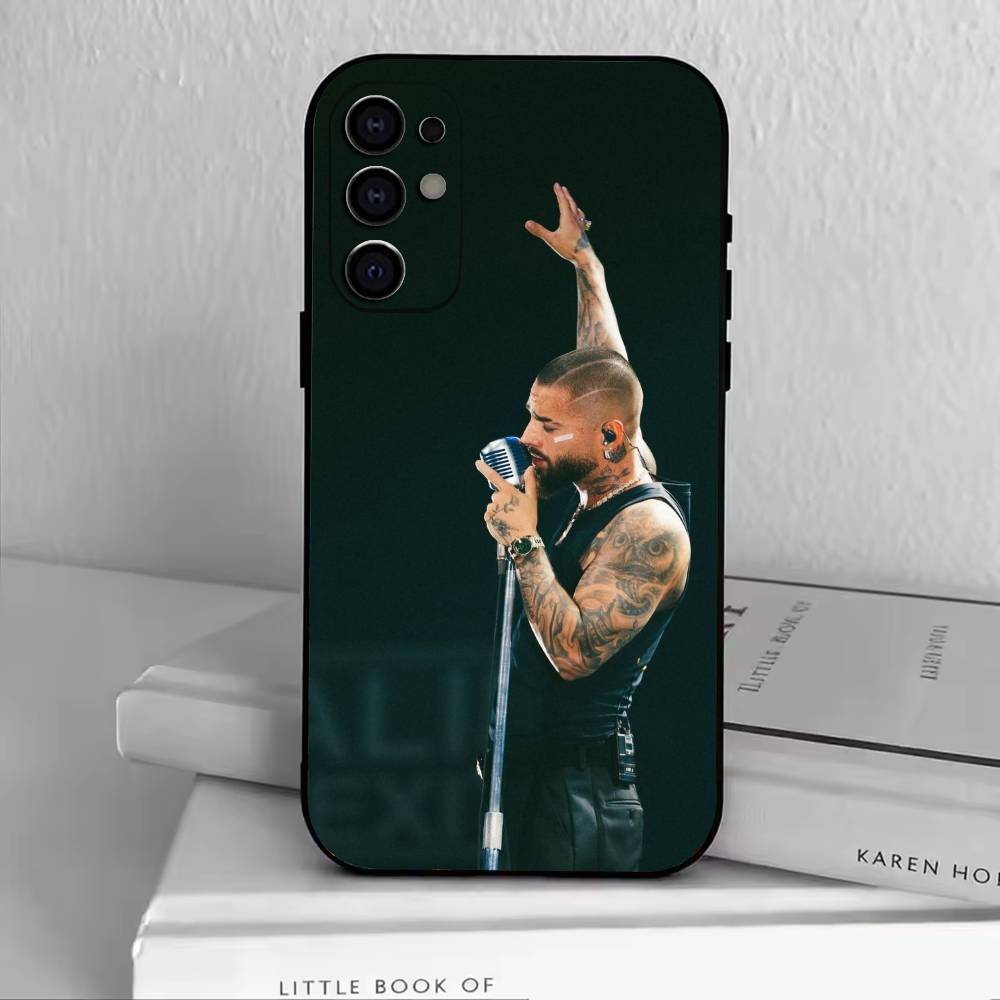 Чехол для телефона Singer-M-Maluma для Samsung S25,S24,S21,S22,S23,S30,Ultra,S20,Plus,Fe, Мягкий силиконовый черный чехол