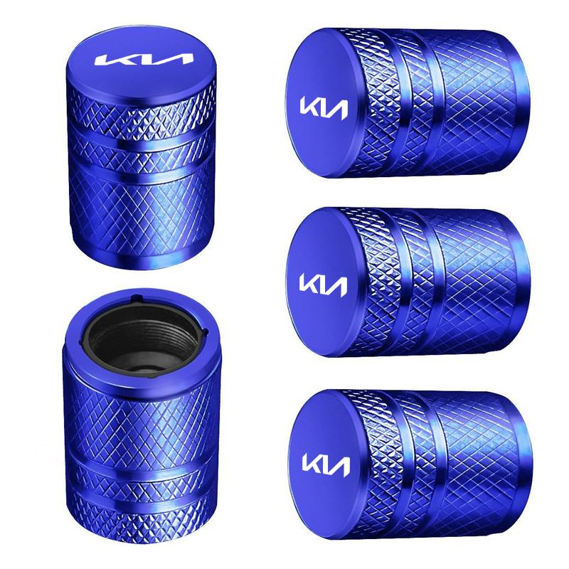 5Pcs Car Wheel Tire Valve Caps Metal Stem Protector Cover For Kia Rio Ceed Sportage Cerato Soul Sorento Picanto Optima Accessory aji265