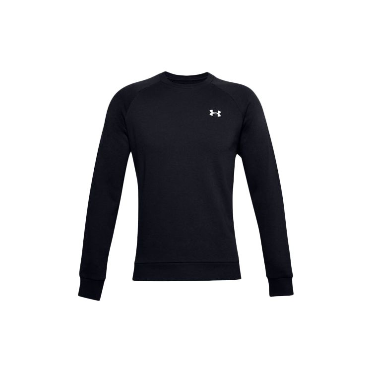 Under Armour Хлопковый свитшот Rival с круглым вырезом Мужские топы Черный 1357104-001