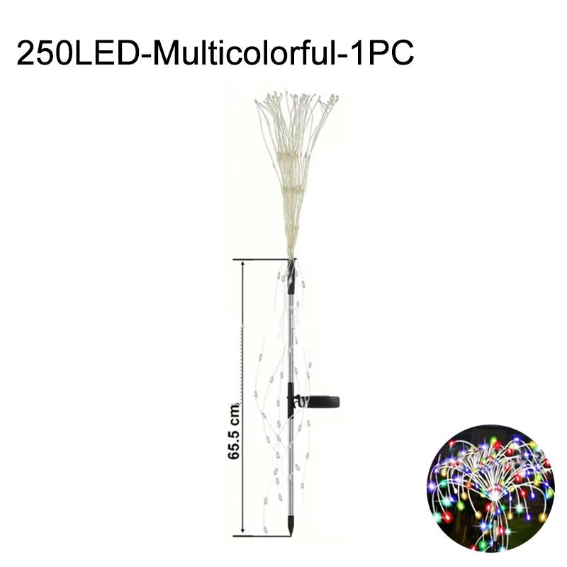 Солнечные фейерверки светодиодные фонари DIY заземленные фонари патио сад небольшой двор украшение водонепроницаемые уличные газонные фонари праздничный декор