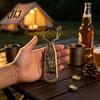 Vintage Style Party Favor Gifts Elk Antler Bottle Opener, Heavy Duty Metal Retro Beer Alloy Opener Cap Remover for Home Bar, Artistic Kitchen Gadgets
