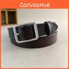 Vintage Leather Waist Belt For Women With Durable Alloy Closure