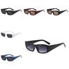Retro Square Sunglasses Uv400 Protection Black Frame Grey Lens Fashion Streetwear Sunnies
