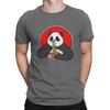 Men's Ramen Cute Panda Kawaii Anime Japanese T Shirt Kawaii  Anime Panda Pure Cotton Tops Novelty Short Sleeve O Neck