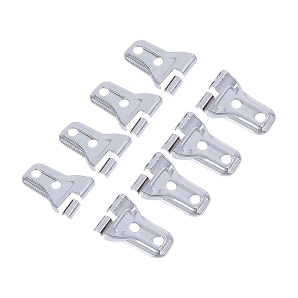 16 шт. передняя крышка капота двигателя автомобиля пряжка отделка внешние аксессуары декоративная отделка для Jeep Wrangler JL JLU 2018-2024