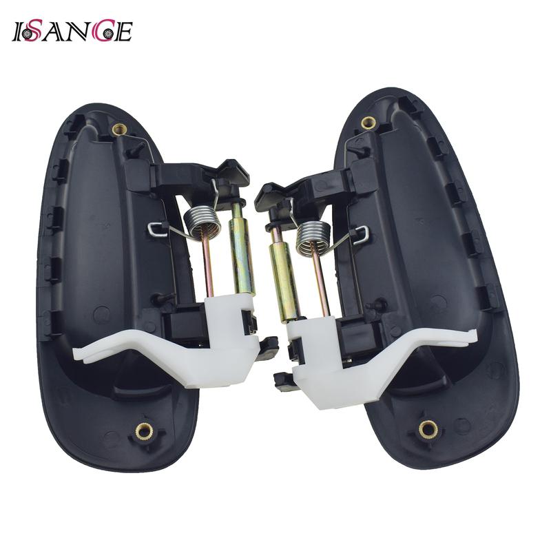 2 Pcs For Toyota Avensis T22 1997-2003 Outside Exterior Car Door Handle Front or Rear Left Driver LH & Right Passenger RH Black