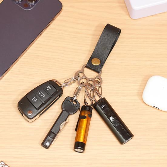 Брелок для ключей из нержавеющей стали в виде кошачьей лапки со съемными S-образными крючками, сверхпрочный, для улицы