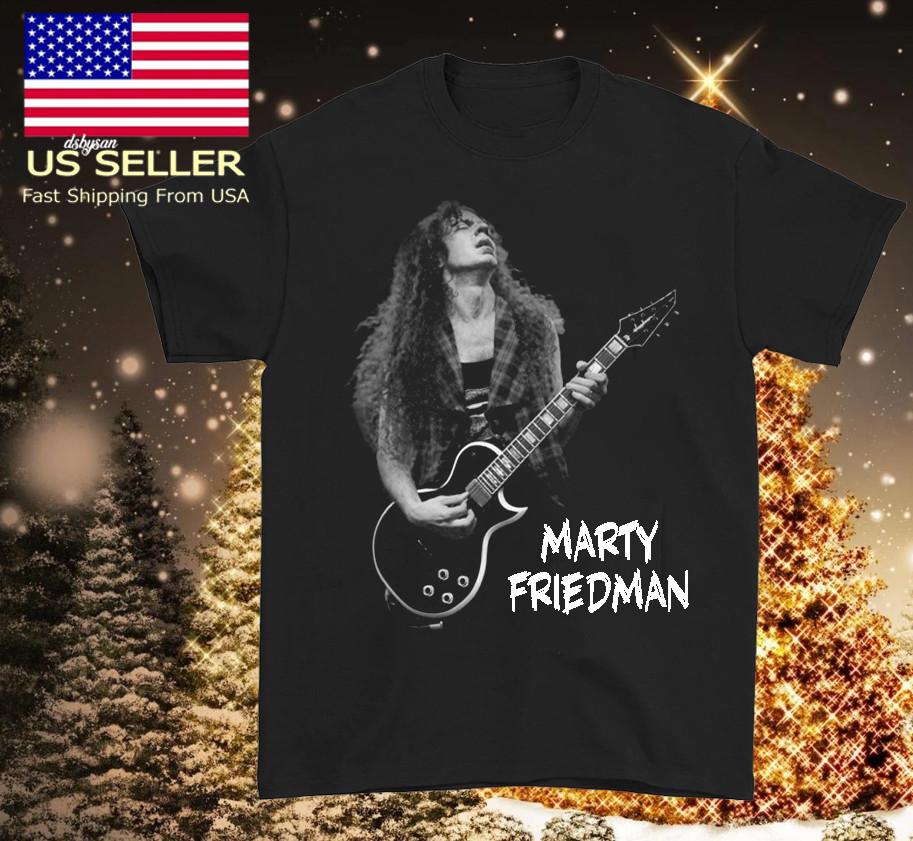 Футболка Marty Friedman в концерте черная Унисекс Все размеры от S до 5XL JJ3329 Унисекс Футболка