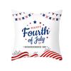 Новая наволочка ко Дню независимости США, Простая наволочка из персикового бархата с принтом, Наволочка для диванной подушки