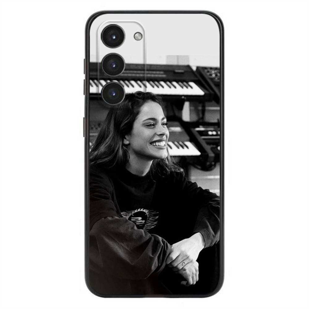 Чехол для телефона Singer T-Tini S-Stoessel для Samsung Galaxy A20, 21s, 22, 31, 32, 52, 53, 72, 73, 80, 91, Мягкий Жидкий Силикон, Черный Чехол