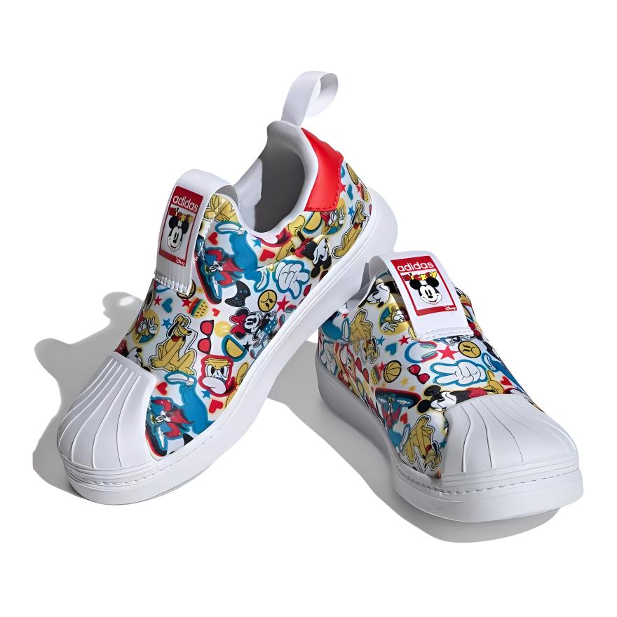 Disney x adidas Superstar 360 J Кроссовки детские Микки и друзья Белый Облачно-белый Основной черный ID9706