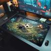 90x40см Игровой HD Коврик для Мыши Аниме Резиновый Коврик для Мыши Hollow Knight Сшитый Край Ковер для Клавиатуры Большой Офисный Коврик для Стола Компьютерной Компании