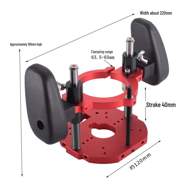 White Aluminum Router Lift Workbench with Small Host Case