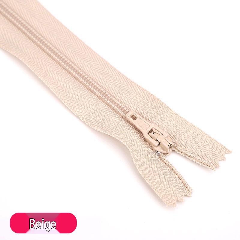 Three Force Short 20CM Nylon Zipper for Dress Pants - Colored Closed-End Fly Zipper Fabric Accessory