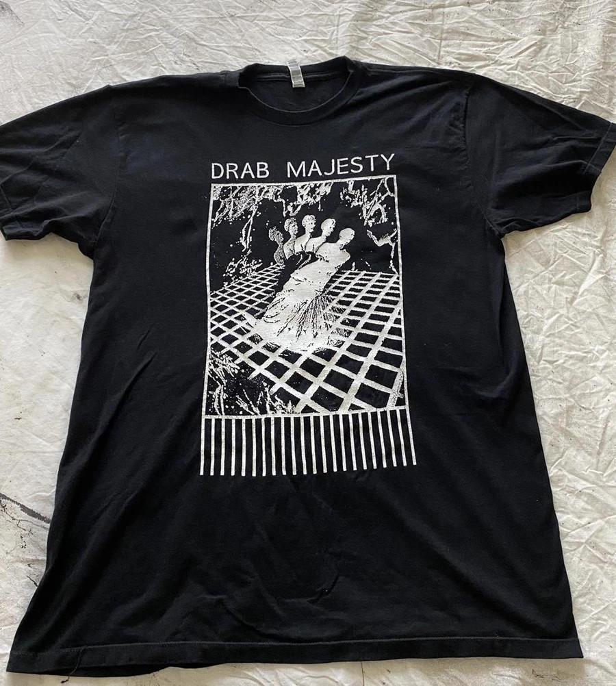 Винтажная футболка Drab Majesty Band Подарок для фаната Черная Унисекс Все размеры BM1817
