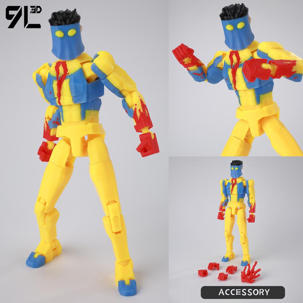 9L3D Printe Dummy13 T13 Непобедимый Марк Грейсон Пуленепробиваемый Марк Грейсон Фигурка Действия Аниме Коллекционная Модель Игрушка Для Детей Подарок