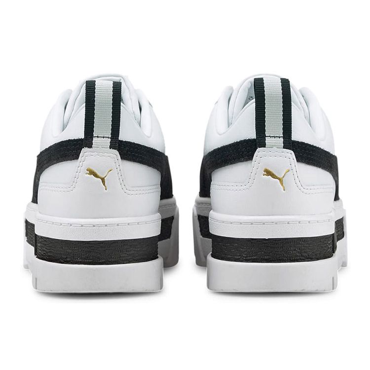 Puma Mayze Кожаный Белый Черный Женский 381983-01