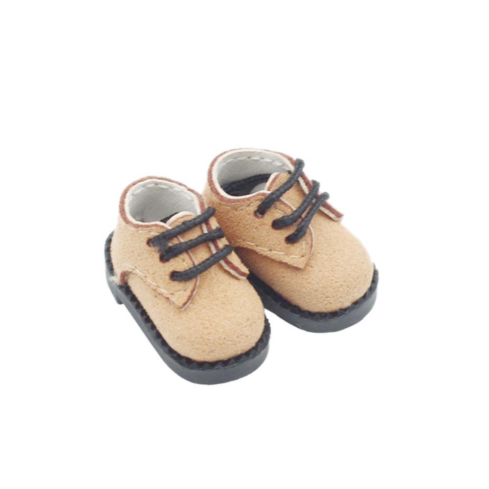 1Pair PU Leather 1/12 Bjd Doll Shoes Shoes Doll BJD Doll PU Shoes Doll PU Leather Shoes  ob11 Doll