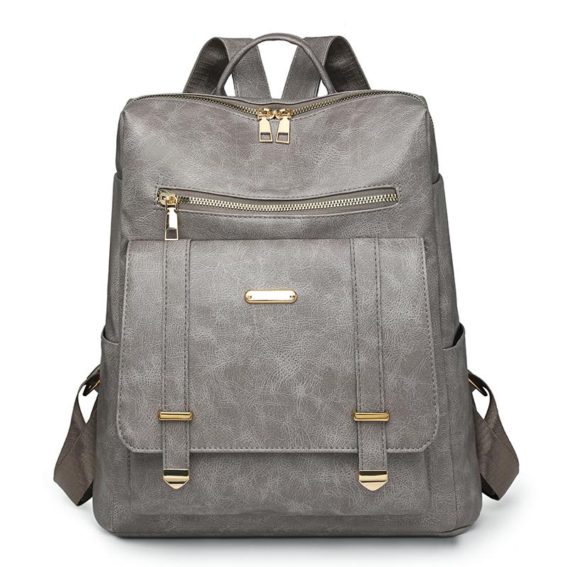 ПУ рюкзак ретро рюкзак большой емкости женская дорожная сумка