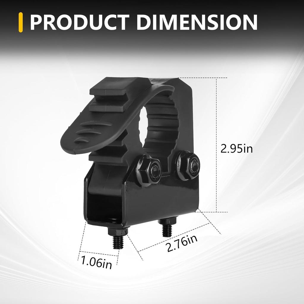 Universal Quick Release Clamp Heavy Duty Rubber Clamps Fit for Shovels, Axes, and Other Tools Shovel Holder Mini Mount Compatible with Truck Off Road