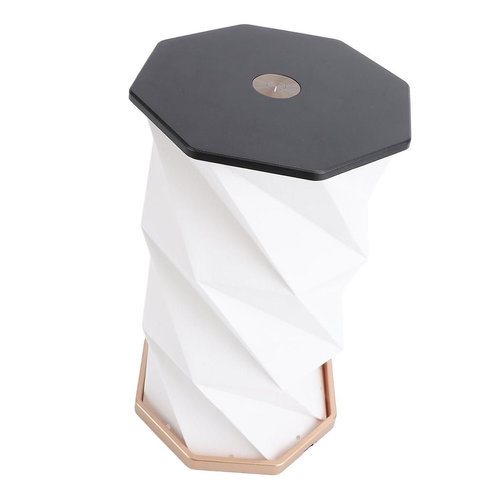 Лампа на прикроватном столике с регулируемой яркостью, сенсорная лампа на батарейках, вращающийся складной бумажный фонарь