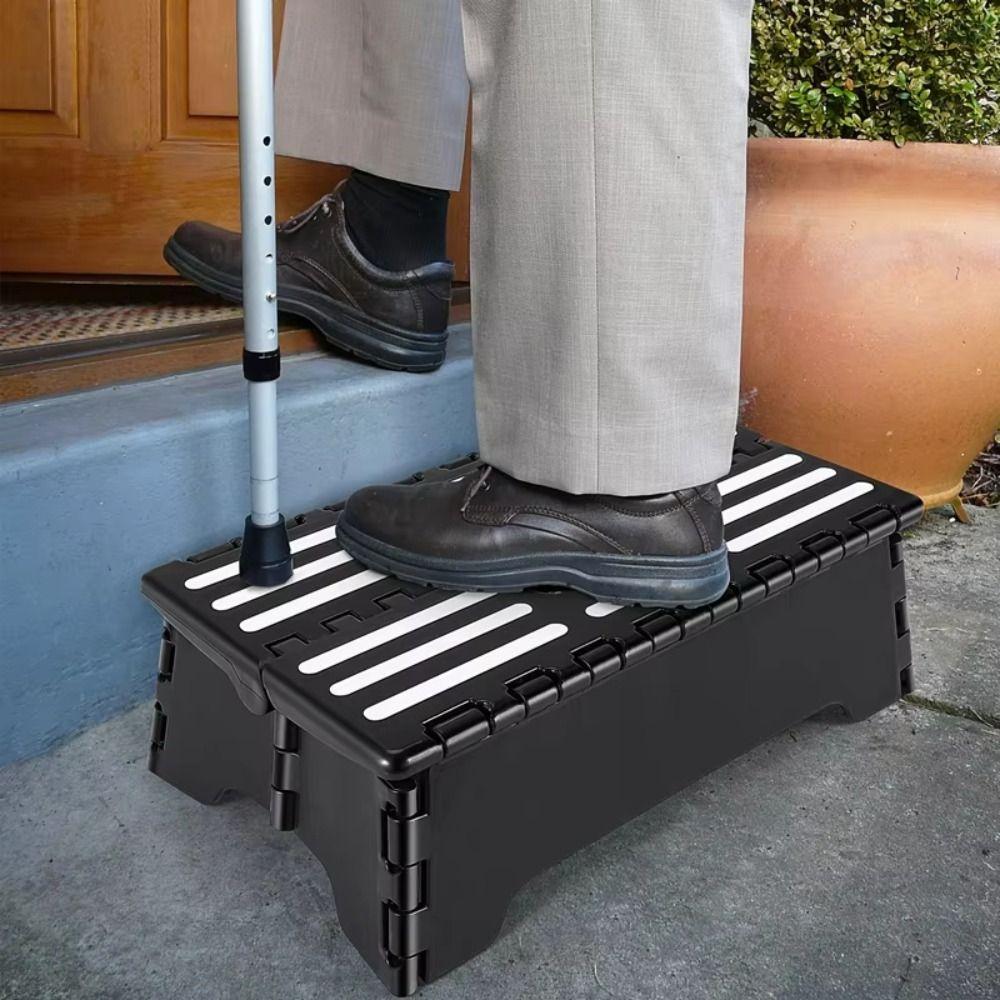 Non-Slip Mobility Stepping Stool Safety High Rise Stair Convinient Portable Step Riser  Outdoor