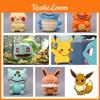 Adorable Pokemon Plush Keychains Featuring Pikachu, Squirtle, Charmander, Bulbasaur And Eevee Perfect For Collectors!