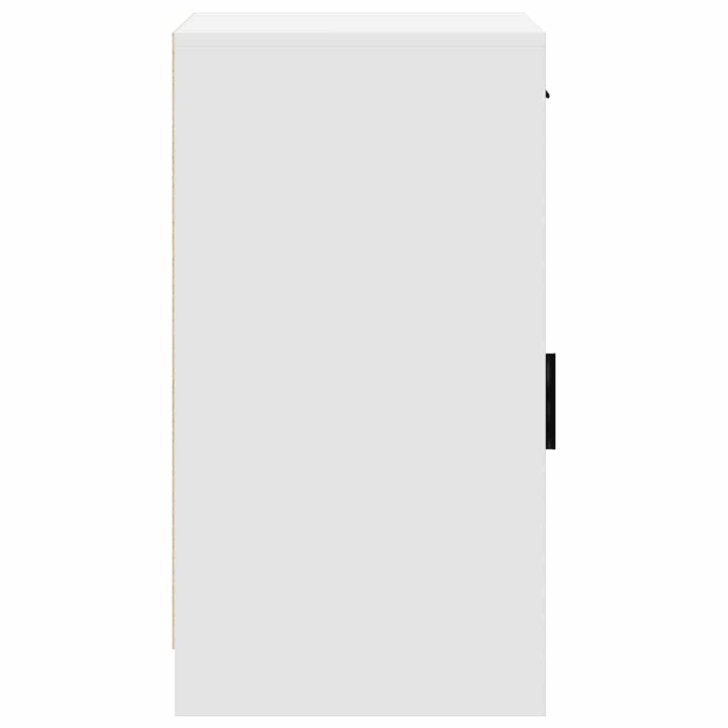 White Sideboard with Drawer 40 x 40.5 x 75 cm Engineered Wood