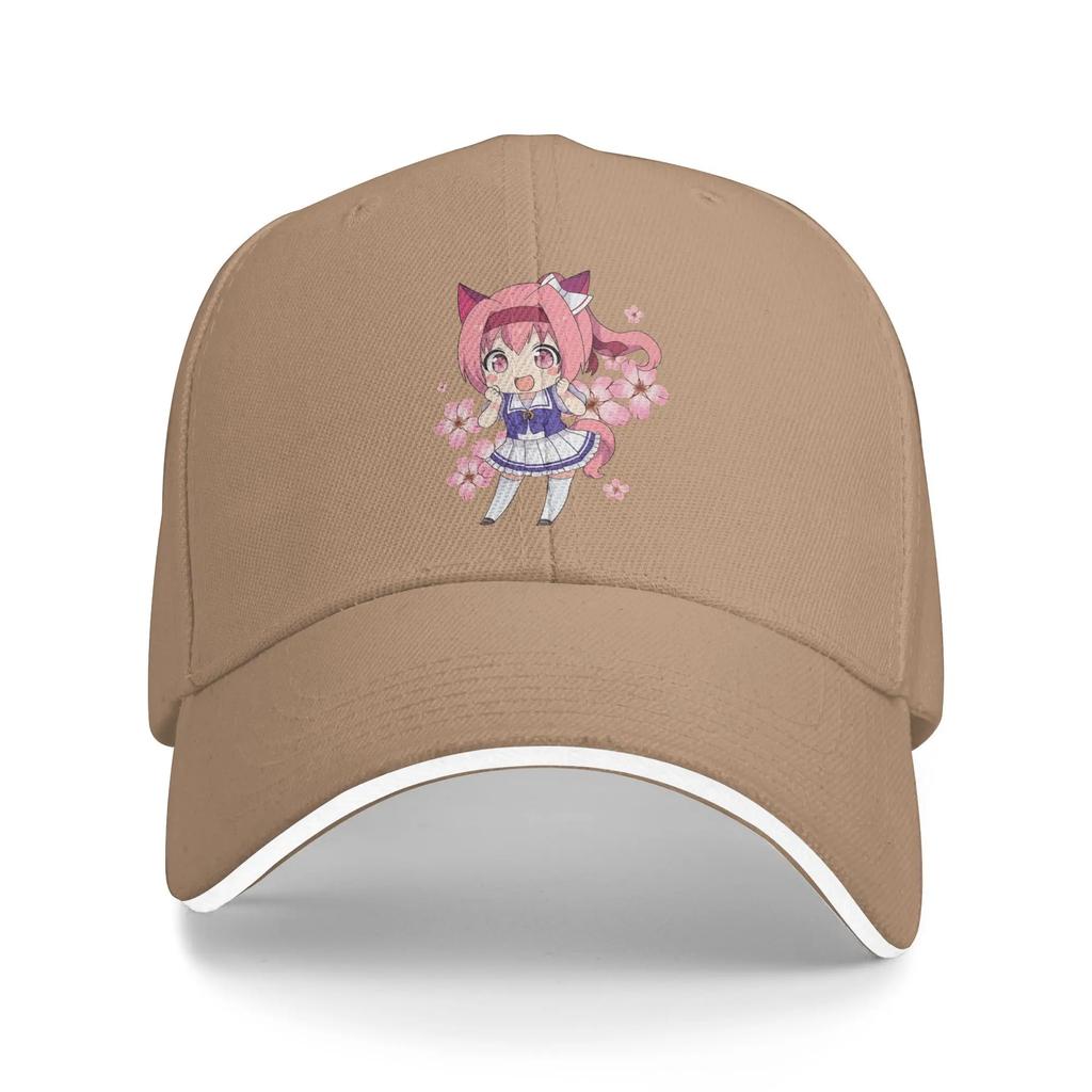 Haru Urara Chibi Anime Casual Baseball Cap Tennis Skate Trucker Hat Summer Sunproof Unisexteens Fashion Snapback Cap