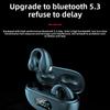 Новые беспроводные наушники Bluetooth TWS с костной проводимостью, мини-цифровой дисплей, высокое качество звука, шумоподавление при движении, Bluetooth