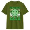 67 Meme Six Seven 6 7 Bruh St Patricks Day Unisexs T Shirt  Vintage Tees Short Sleeve Round Neck TShirts Cotton Plus Size Tops