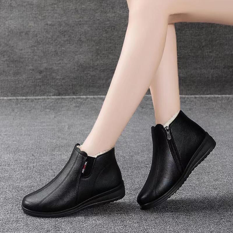 Женские хлопковые сапоги Осенне-зимняя женская обувь Хлопковая обувь Женские зимние модные сапоги