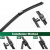 Для Volkswagen VW Golf Plus 521 2009-2014 2010 Дворник Дворники передний и задний Лобовое стекло Стеклоочистители 28"+28"+14