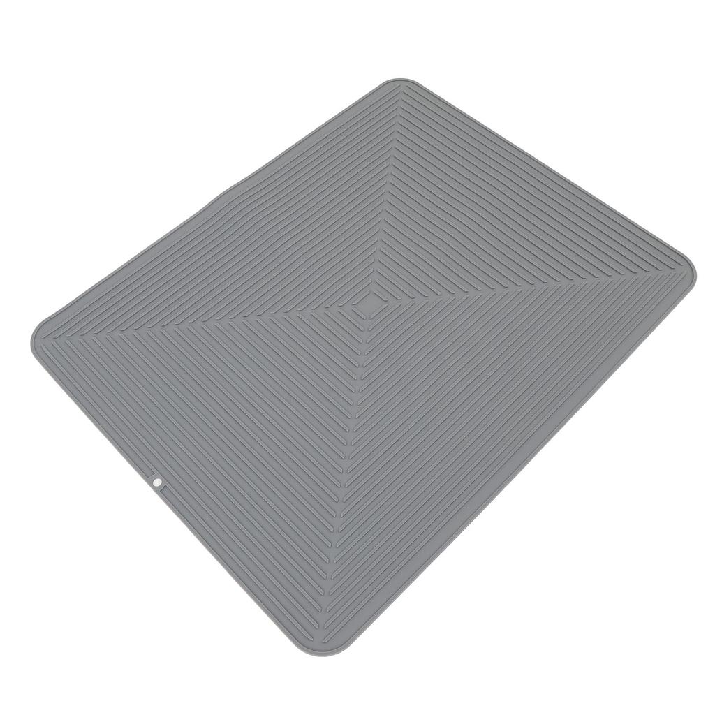 Silicone Dish Drying Mat Countertop Protector Ht Insulation Non Slip Drain Pad for Kitchen Counter