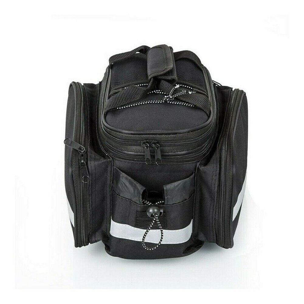 Водонепроницаемый рюкзак с чехлом для дождя, расширяемая сумка для сиденья, сумка для седла, сумка для заднего сиденья, сумка для велосипеда