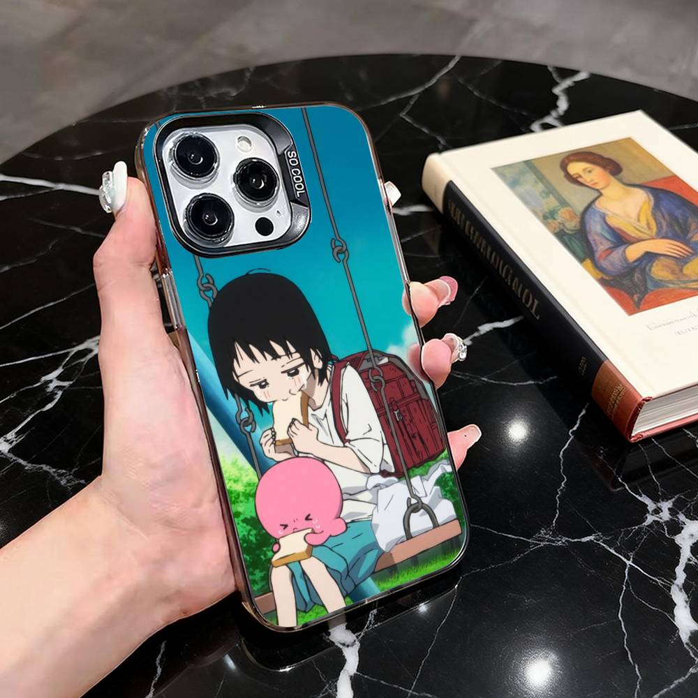 Милый чехол для телефона Takopis O-Original S-Sin-tos Для iPhone 17,16,15,14,13,12,11 Plus,Pro Max,Красочный серебристый чехол для телефона Funda Cover
