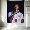 Marcus Rashford Wall Tapestry Aesthetic Wall Hanging Printed Fabric Blanket Decorative Tapestries for Bedroom Living Room Home Decor