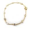 [N0680] - Gold Plated Bracelet 'Sissi' White Gold - 3 Mm