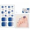 New Foot Stickers, Nail Art Stickers, Waterproof Onion Powder 5D Imitation Diamond Toenail Stickers