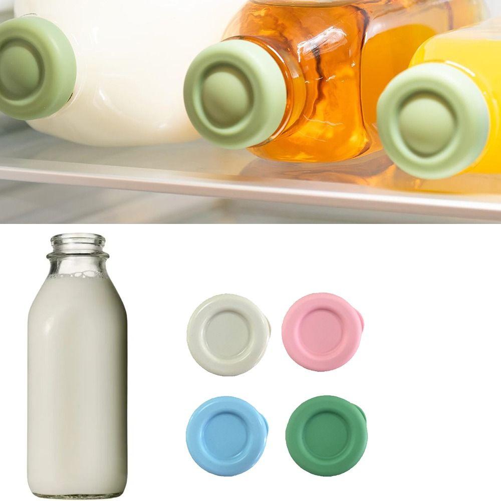 2 шт. Силиконовые сменные крышки с вакуумной герметизацией Легко чистить Крышки для круглых бутылок Многоразовые Долговечные Силиконовые пробки для бутылок