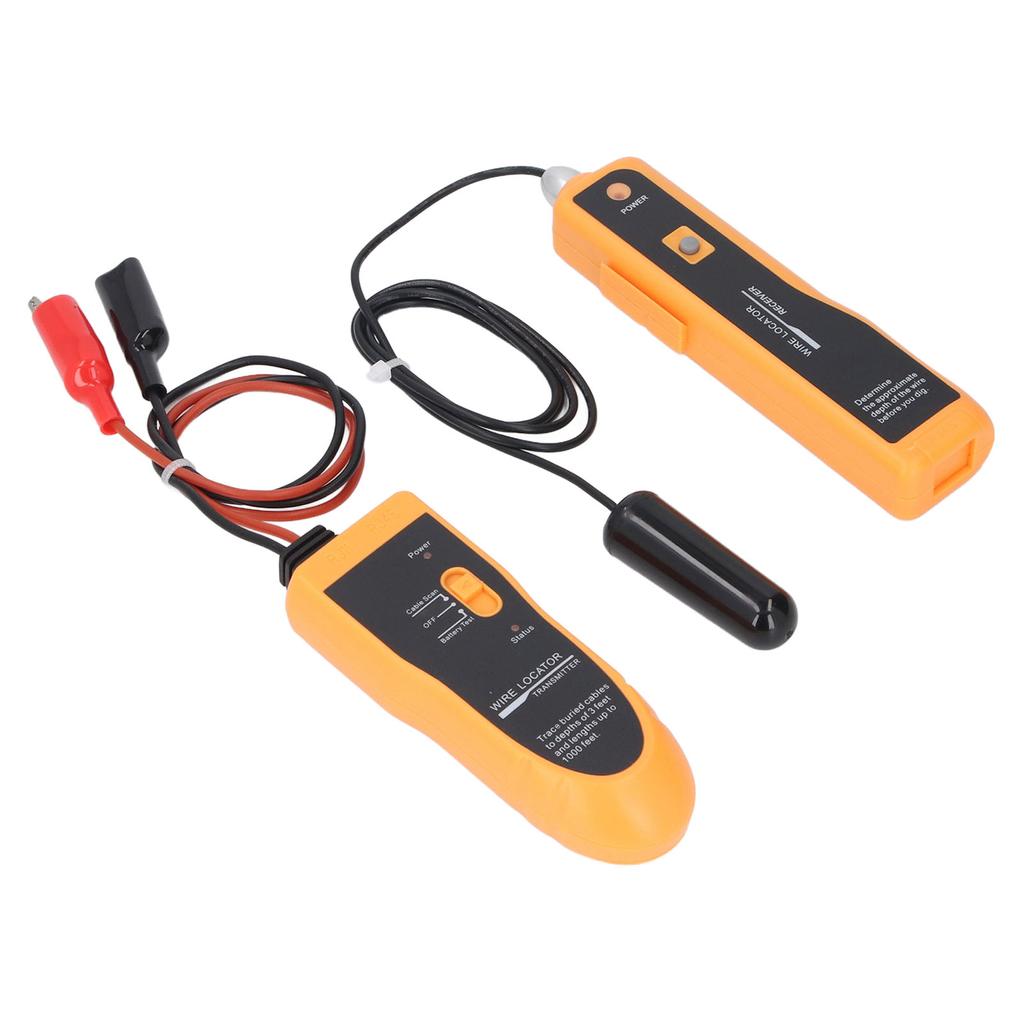 Wire Locator Tool Transmitter Set Adjustable Induction Amp Network Cable Tester High Accuracy Line F