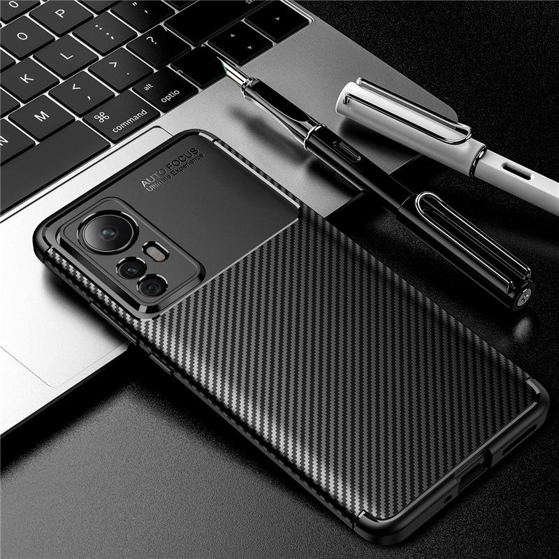 Новая модель подходит для защитного чехла от падения Xiaomi Mi 12 Beetle, чехла-брони для мобильного телефона Redmi note10 из углеродного волокна.