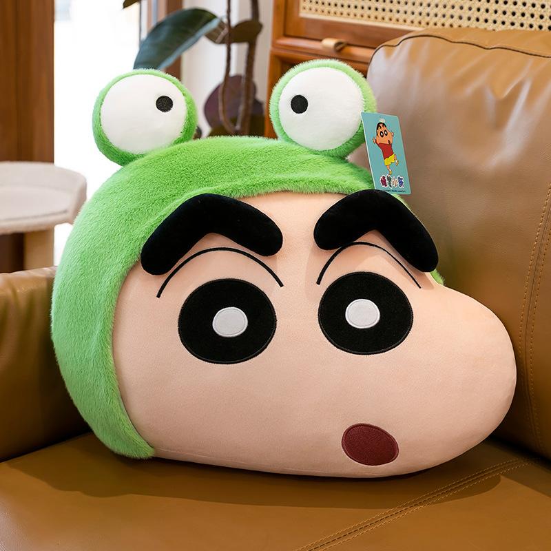 Crayon Shin Big Head Pillow Salted Egg Superman Doll Bed Accompanying Plush Toy Gift Exchange