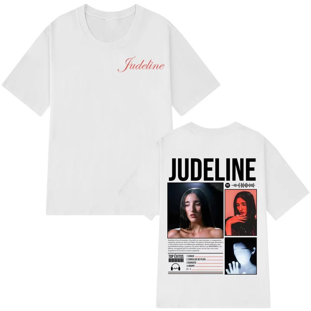Singer Judeline Album Tour 2026 Print Tees Unisex Women Fashion Tshirts Summer Shortsleeved 100 Cotton Aesthetic Trend Tshirts