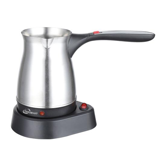 Stainless Steel Electric Coffee Pot 0.5L Large Capacity Coffee Maker Wax Melting Pot Heat-Resistant Handle Drip-Free Pour Spout Portable Coffee Brewer